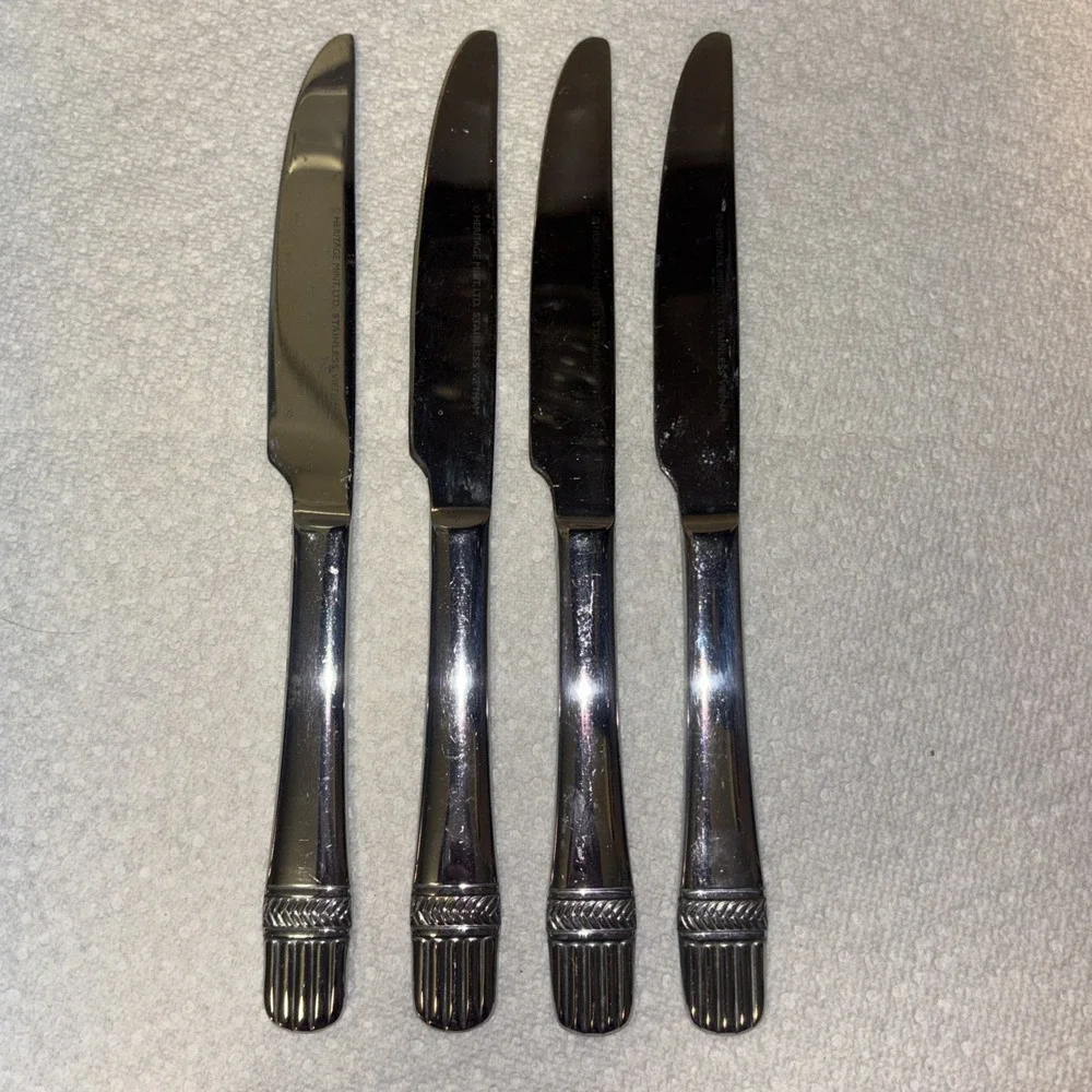 Heritage Mint, Ltd. DALESCROFT Stainless Steel Vietnam - 4 Dinner Knives Knife